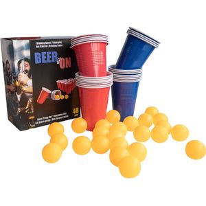 Amscan - Bier spel small - 24 cups met 24 ballen