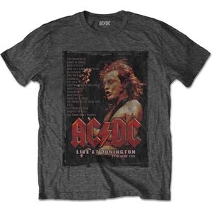 AC/DC - Donington Set Heren T-shirt - S - Grijs