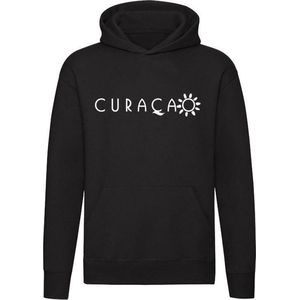 Curacao Hoodie - antillen - caraiben - vakantie - eiland - zon - strand - cadeau - unisex - trui - sweater - cupuchon