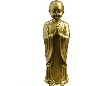 Boeddha beeld Nirvana - monnik beeld in meditatie - 24cm. - Staande monnik - Spiritueel beeld