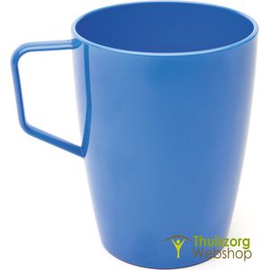 Beker met 1 handvat 280 ml: 280 ml - BPA vrij pacific blauw