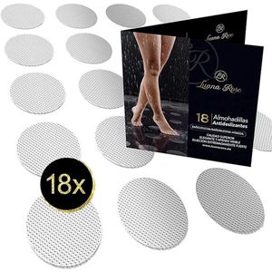 18 x antislippads [XXL Edition], transparant & zelfklevend vervangt de douche & badmat | antislipsticker met diameter van 10 cm - antislipsticker voor badkuipen
