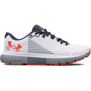 UNDER ARMOUR HOVR Infinite 4 Hardloopschoenen - White / Harbor Blue / After Burn - Heren - EU 47