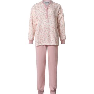 Lunatex - dames pyjama 124234 - roze - maat 4XL