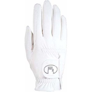 Roeckl Lisboa Gloves Swarovski - White - Maat 8