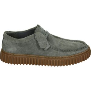 Clarks TORHILL LOW - CasualHeren sneakersHeren veterschoenVrije tijdsschoenen - Kleur: Grijs - Maat: 43