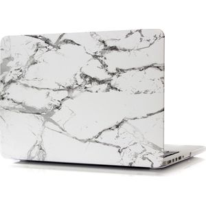 Mobigear Laptophoes geschikt voor Apple MacBook Pro 13 Inch (2012-2015) Hoes Hardshell Laptopcover MacBook Case | Mobigear Marble - Wit - Model A1425 / A1502