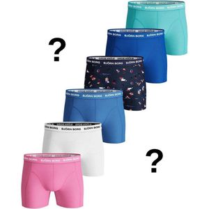 Björn Borg - Heren - Onderbroeken - Verrassingspakket - 6 Pack Boxers - Maat XXL