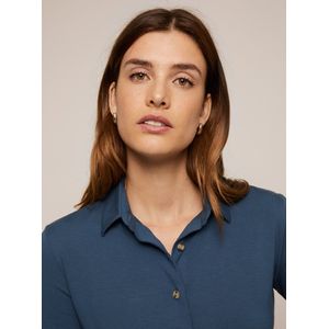 Cedar blouse Petrol blue / M