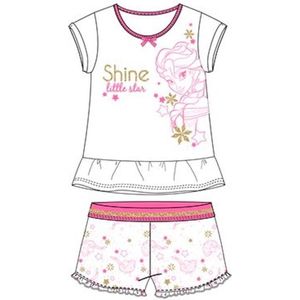 Frozen - Pyjama / Shortama - Wit - Maat 128