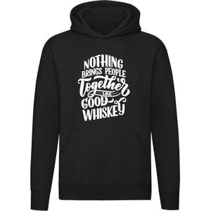 Nothing brings people together like good Whiskey hoodie | sweater | feest | whisky | reunie |kado | trui | unisex | capuchon