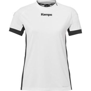 Kempa Prime Shirt Dames Wit-Zwart Maat L