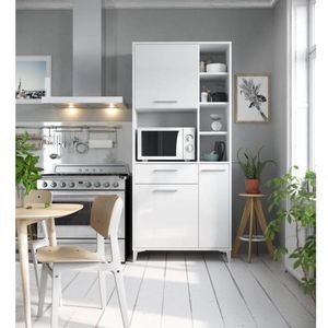 ECO keuken dressoir L 80 cm - glanzend wit