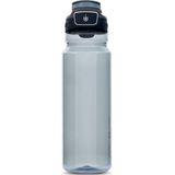 Contigo Free Flow Drinkfles, grote BPA-vrije waterfles gemaakt van Tritan-kunststof, 100% lekvrij, drinken met een druk op de knop, premium outdoor sportfles voor wandelen, fietsen, 1000 ml | Charcoal