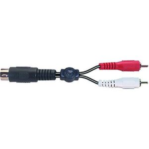 Kabel - 5-Pin DIN mannelijk - 2x RCA mannelijk - 1,5m