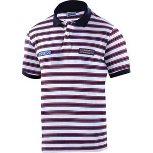Sparco Martini Racing Sportline Polo Shirt L Wit