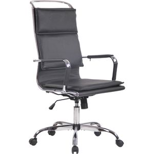 Bureaustoel - Bureaustoelen voor volwassenen - Design - Ergonomisch - Kunstleer - Zwart - 58x63x120 cm