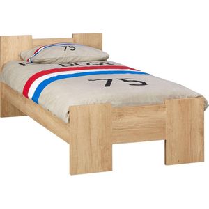 Bedframe 90X210 cm - Nebreska Eiken - Wouw