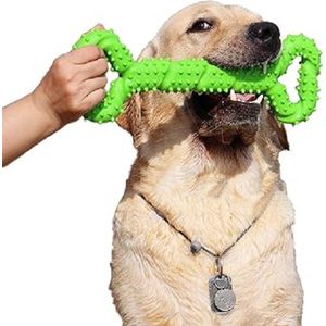 Duurzame Hond Kauwspeelgoed 13 Inch Bone Shape Puppy Kauwspeelgoed met Convex Ontwerp Sterke Knuffel Speelgoed voor Agressieve Chewers Medium en Grote Honden Tandenreiniging