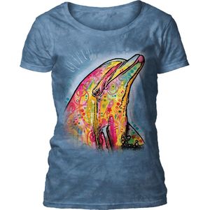 Ladies T-shirt Russo Dolphin L