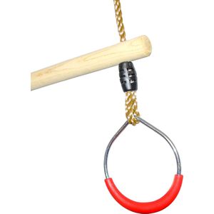 BOOST2 Trapeze met metalen ringen rood voor schommel