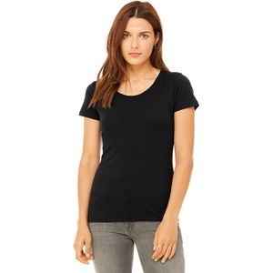 6 Pack Vanilla Dames T-shirt rond hals-Maat 36- S (kleuren Zwart- Wit- Roze)