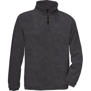 B&C Heren Highlander+ 1/4 Zip Fleece Top (Houtskool)