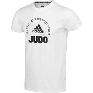 Adidas Community 21 T-shirt Judo | Wit met Zwarte opdruk (Maat: 152)