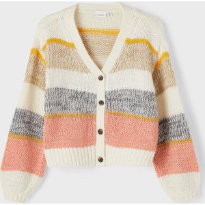 Name It Girl-Cardigan--Whitecap Gray-Maat 158/164