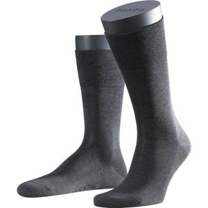 FALKE Tiago Business & Casual Fil D'Ecosse Katoen Sokken Heren grijs - Maat 47-48