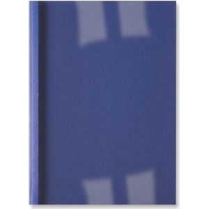Thermische omslag GBC A4 3mm linnen donkerblauw 100stuks