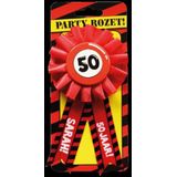 Paperdreams - Rozet - Verkeersbord - Sarah - 50 Jaar vrouw