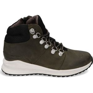 Braqeez 420921-569 Jongens Veterboots - Groen - Leer - Veters