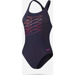 SPEEDO - eco placement medalist nav - Blauw-Multicolour