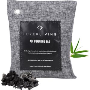 LuxerLiving Geurvreter Natuurlijke Luchtreiniger Luchtverfrisser voor auto, huis en schoenen - 500 gram