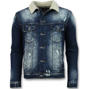 Trucker Heren Jack - Spijkerjas - Blauw