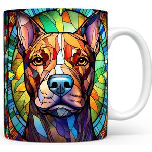 Mok met Pit Bull Beker voor koffie of tas voor thee, cadeau voor dierenliefhebbers, moeder, vader, collega, vriend, vriendin, kantoor