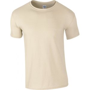 T-shirt met ronde hals 'Softstyle® Ring Spun' Gildan Sand - 4XL