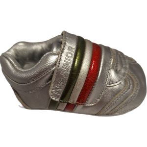 D&G BABYSNEAKER IN SILVER EN ITALIAN STRIPES SIZE 18