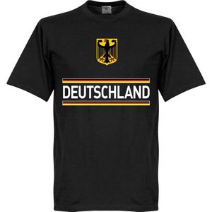 Duitsland Team T-Shirt - Zwart  - XXL