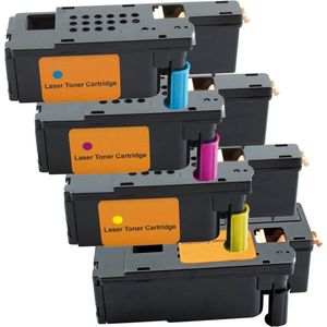 Geschikt voor Xerox Phaser 6000, 6010, 6015 - WorkCentre 6015 Toner cartridges - Multipack 4 Toners