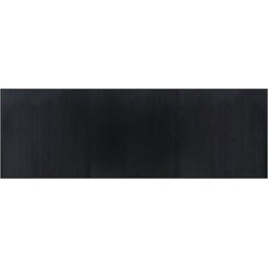 vidaXL-Vloerkleed-rechthoekig-100x300-cm-bamboe-zwart