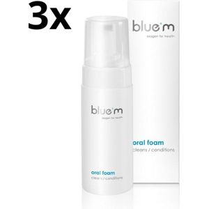 3x Bluem Oral Foam 100ml - Voordeelverpakking