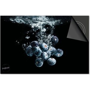Inductie beschermer 76x51,5 - afdekplaat inductie mat - Dietrix Kookplaat beschermer - Exclusief - Splash - Blauwe Bessen