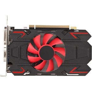 Grafische Kaart HD7670 4GB DDR5 128bit 650MHz 1800MHz HDMI DVI VGA PCI Express 2.0 16X Slot met Enkele Ventilator