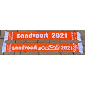 Sjaal oranje Zandvoort 2021 raceauto | race supporter fan shirt | Grand Prix circuit Zandvoort | Formule 1 fan | Max Verstappen / Red Bull racing supporter | racing souvenir