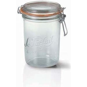 Le Parfait Weckpotten/inmaakpotten - 2x - met klepdeksel - 1 liter