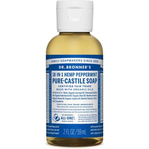 Dr. Bronners - Liquid Soap Peppermunt - 60 ml