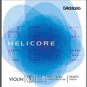 D'Addario H311-44H violin string E-1 4/4, heavy, tin-plated high-carbon plain steel