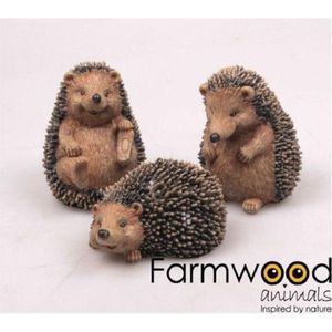 Farmwood Animals Tuinbeeld Egel 12cm (1 stuk) assorti